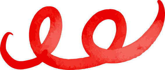 Watercolor cute Valentine's day elements