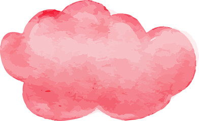 Watercolor cute Valentine's day elements