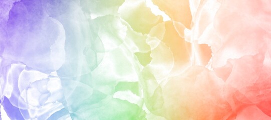 Abstract colorful marble ink splash water colors banner background vector. 