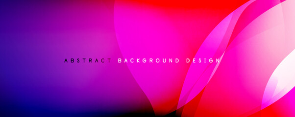 Trendy simple fluid color gradient abstract background with dynamic wave line effect. Vector Illustration For Wallpaper, Banner, Background, Card, Book Illustration, landing page