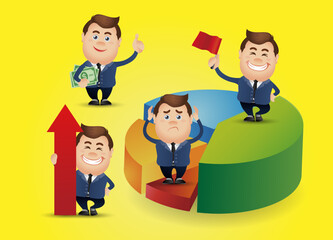 Cute People - businessman set 
