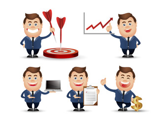 Cute People - businessman set 
