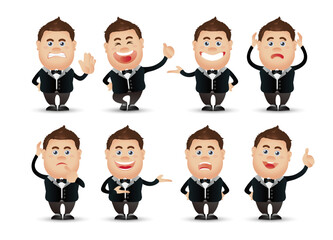 Fototapeta premium Cute People - business people