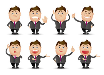 Fototapeta premium Cute People - business people
