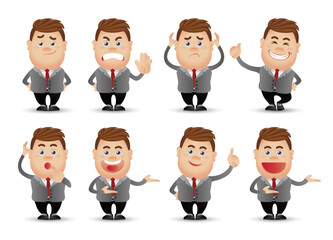 Fototapeta premium Cute People - business people