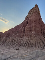 Fototapeta premium Tatacoa Desert landscape sunset