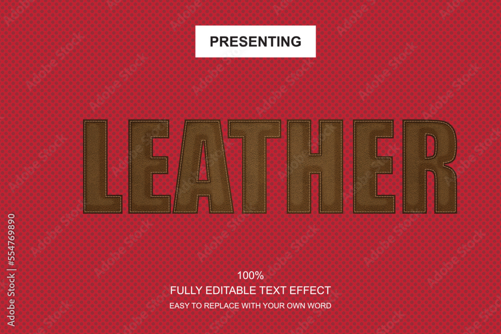 Poster special font editable adobe illustrator text effect. 100% editable text with an effect good for titl