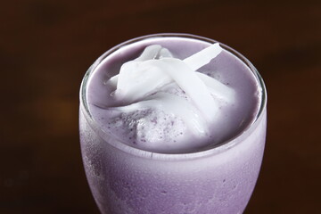 Ube macapuno shake from the Philippines