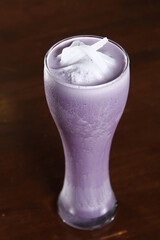 Ube macapuno shake from the Philippines