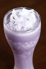 Ube macapuno shake from the Philippines