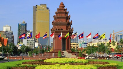 Independence Monument Phnom Penh Cambodia