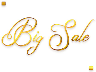 Big Sale Text Gold Stylish Cursive Calligraphy  Text Style