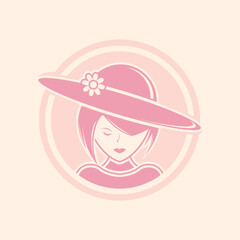 Beauty fashion logo vector icon
