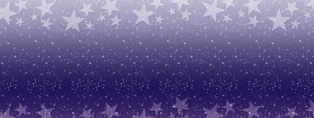 Holidays Winter Snowflakes Stars in the Blue Sky Celebration Party Background