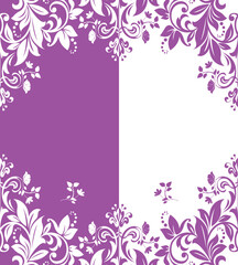 Obraz na płótnie Canvas Abstract floral pattern. Vector seamless background. Perfect for invitations or announcements.