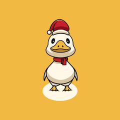 Cute Christmas Duck