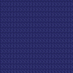 Blue ribbons stacked on a dark blue background in seamless pattern, vector illustration.