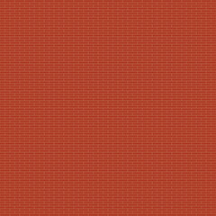 red brick wall in seamless pattern, vector illustration
