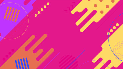 Modern abstract background with pastel blue memphis elements and retro-themed posters, banners and website landing pages.