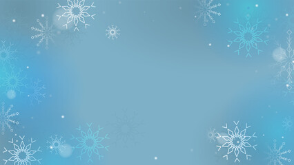 Snowflake Background Bundle with light and bokeh effect. , chrismast background