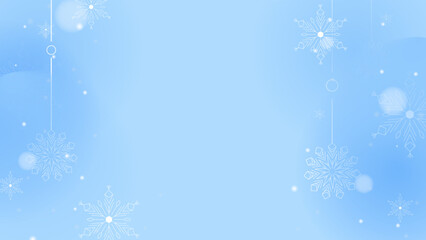 Snowflake Background Bundle with light and bokeh effect. , chrismast background