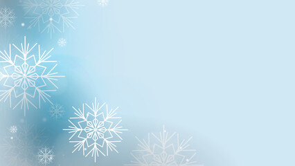 Snowflake Background Bundle with light and bokeh effect. , chrismast background