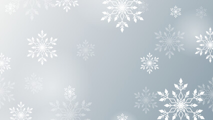 Snowflake Background Bundle with light and bokeh effect. , chrismast background