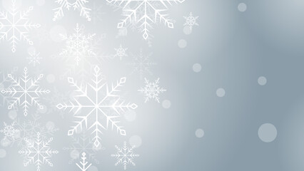 Snowflake Background Bundle with light and bokeh effect. , chrismast background