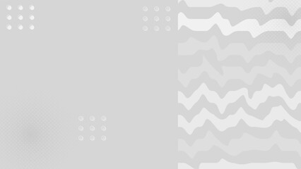 White abstract background for design. Geometric shapes. Triangles, squares, stripes, lines. Color gradient. Modern, futuristic. Light dark shades. Web banner.