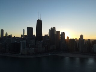Fototapeta na wymiar Windy City Chicago 