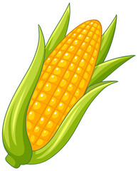 A simple corn cartoon © GraphicsRF