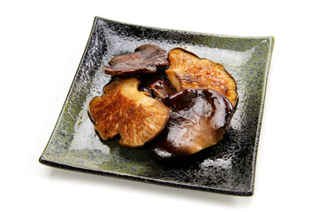 黒あわび茸のバター炒め