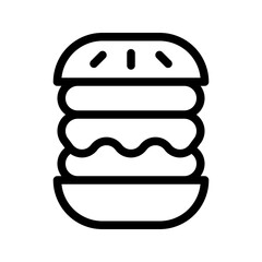 Burger Icon Line Style