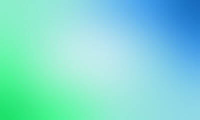 The blue-green gradient background image is bright in the center.