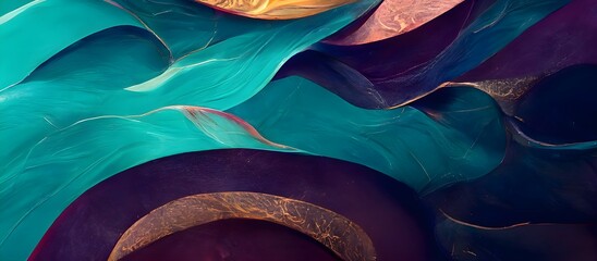 Abstract luxury Wave colorful background. Mysterious beautiful shiny colorful texture backdrop
