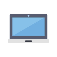 Laptop vector icon symbol design