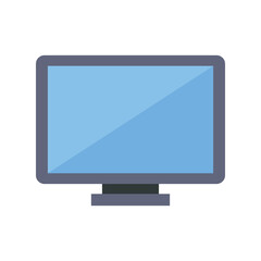 Monitor screen vector icon symbol design