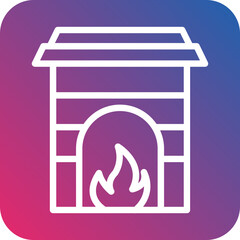 Fireplace Icon Style