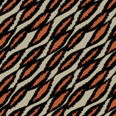 Abstract Diamond Shaped Brush Strokes Seamless Pattern Design