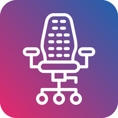 Office Chair Icon Style