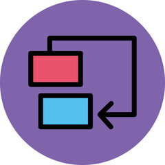 Flow chart Vector Icon
