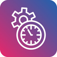 Time Management Icon Style