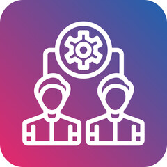 Team Work Icon Style