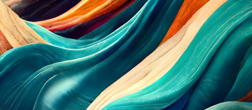 Colorful incredible fantastic backdrop, Colorful abstract Wave background, wallpaper texture