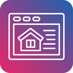 House Website Icon Style