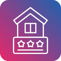 House Rating Icon Style
