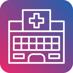 Obraz premium Hospital Icon Style