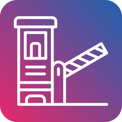 Toll Road Icon Style