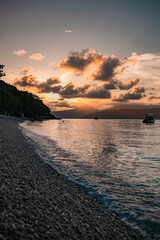 sunset over the sea FITZROY ISLAND 