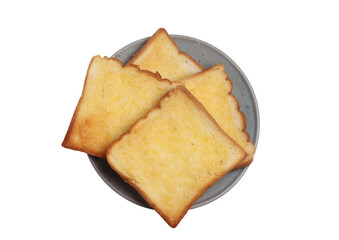 Crispy Toasted Bread with Butter and Sugar